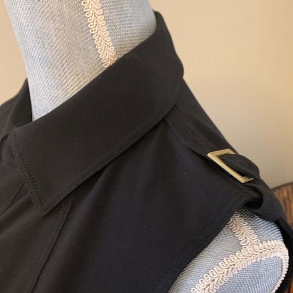 Calvin Klein Black Sleeveless Dress with Belt - Picture 8 of 14